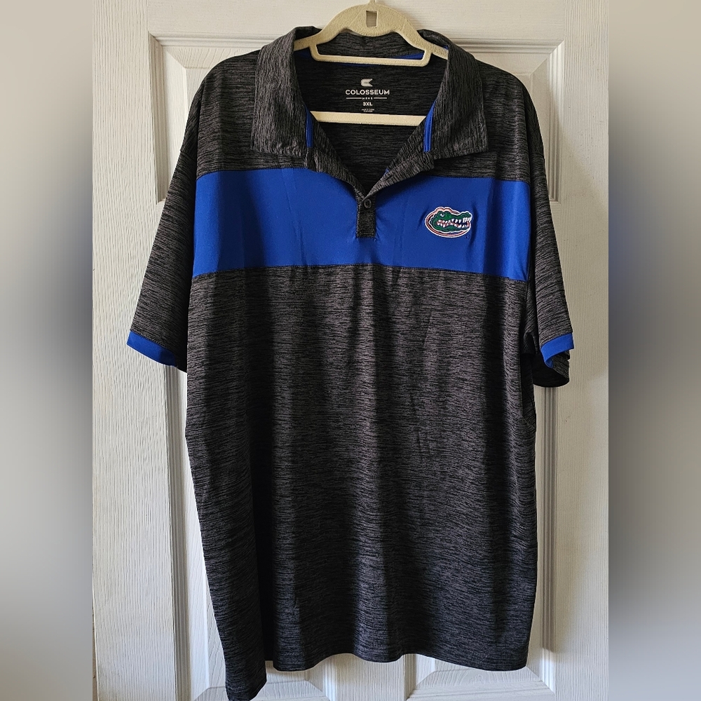 Charcoal and Royal Blue Florida Gators Polo Shirt